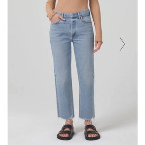 Citizens of Humanity Daphne Crop High Rise Stovepipe Jeans Size 25
